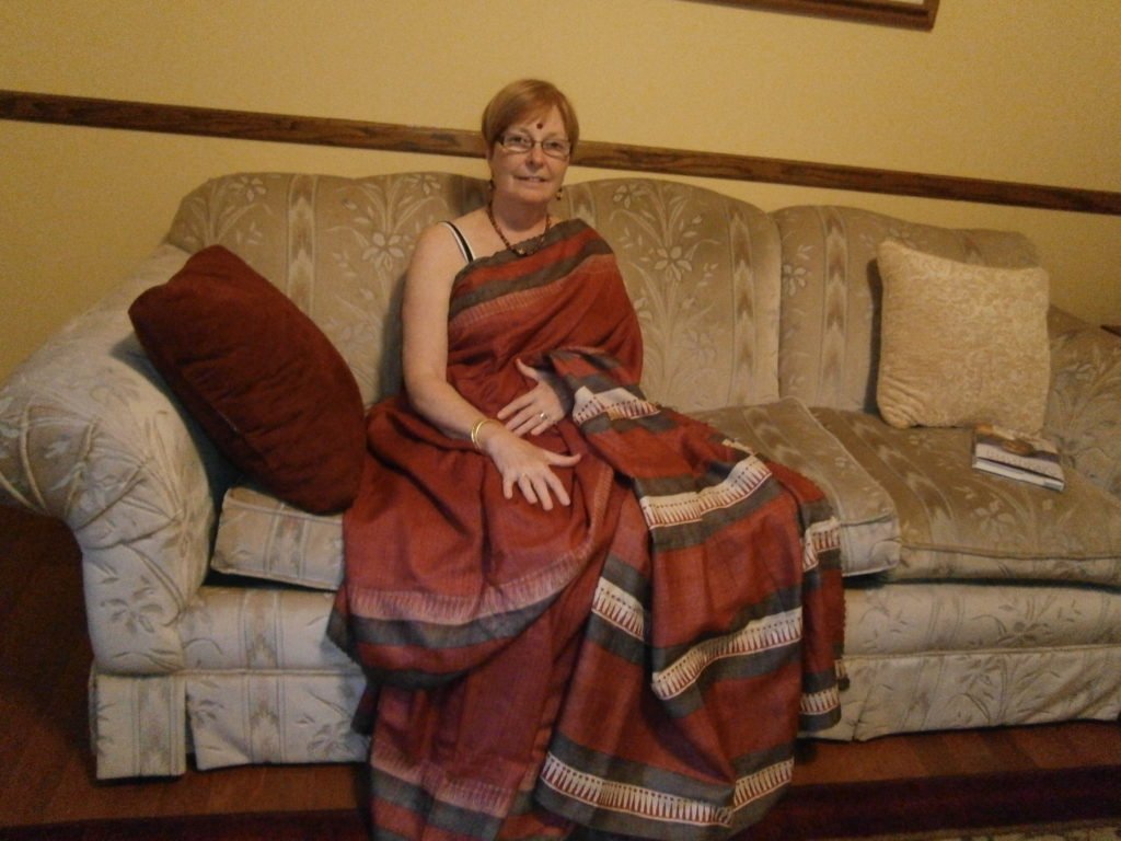 Barb in Sari